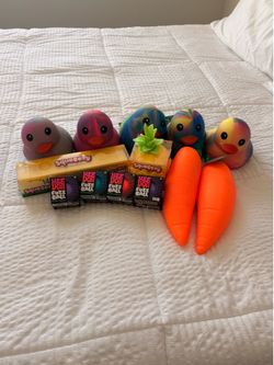 Needoh Fuzz Balls and squeeze Toys