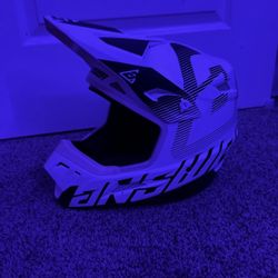 Answer Dirt Bike Helmet (White Brand New)