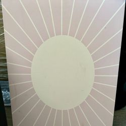 16x20 Inch Sunburst Canvas Wall Art