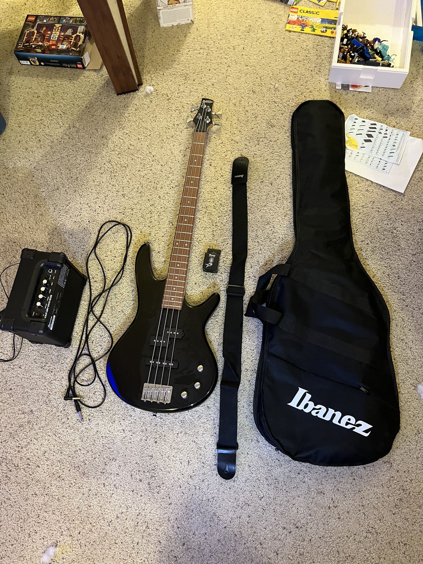 Ibanez Electric Guitar and Amp