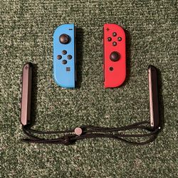 Nintendo Switch Joy-Con Pair Neon Red & Neon Blue OEM Tested & Works Fast Ship!