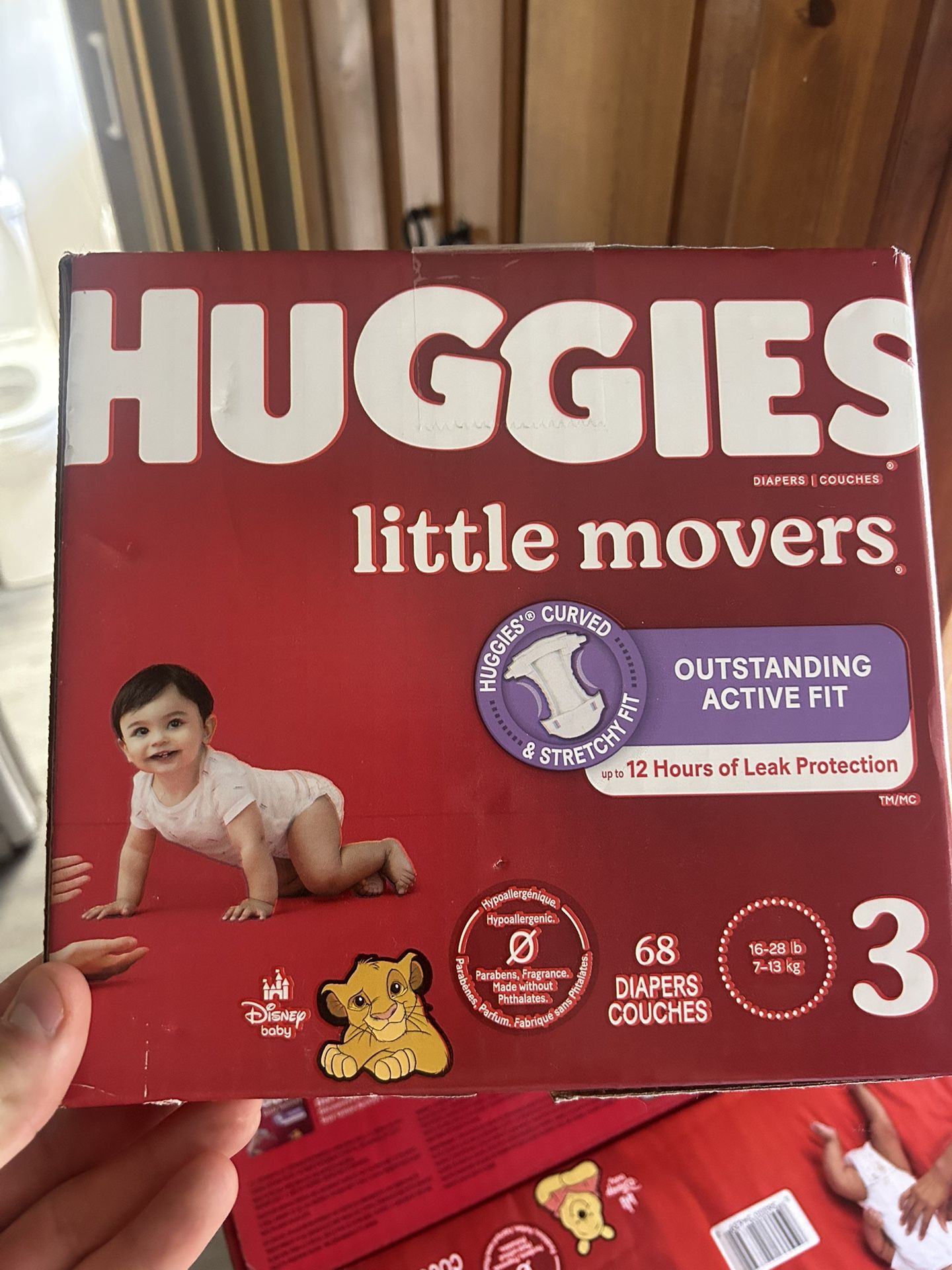 Huggies Little Movers Size 3 . 68 Count