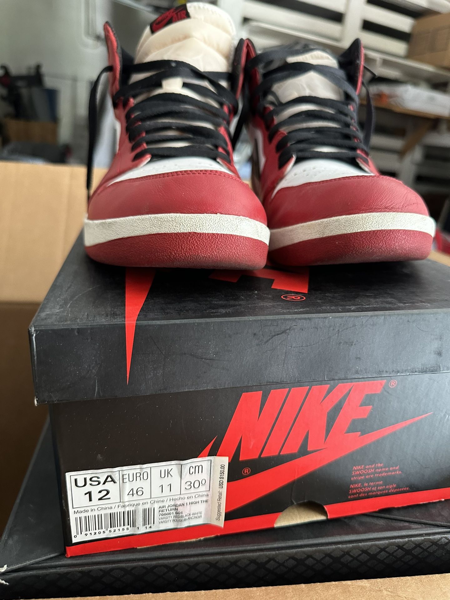 Nike Jordan 1 High The Return Chicago Size 12