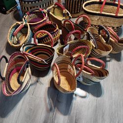 African Market Baskets 