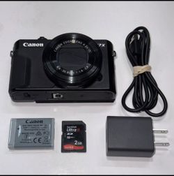 Canon Powershot G7x Mark II Camera