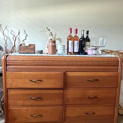 Handmade 6 Drawer wooden dresser 