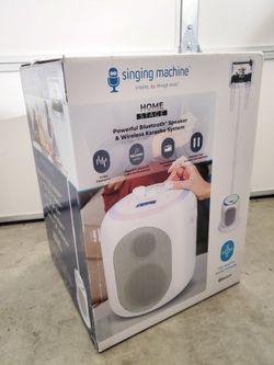 Home Karaoke Machine - Singing Machine Home Stage Bluetooth Karaoke Machine Speaker Two Microphones 