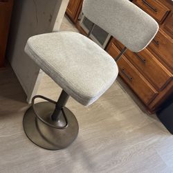 4 Grey Bar Stools