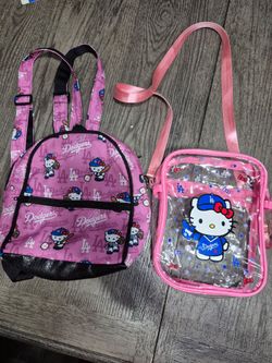 Hello kitty Dodgers bags