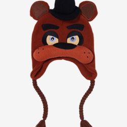 FNAF Freddy Fazbear Beanie Figural UNISEX Tassels OSFM Heads