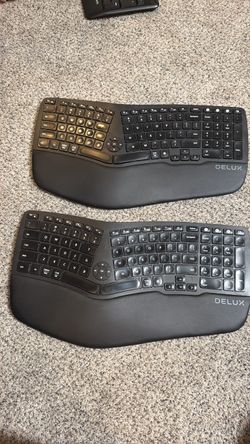 Delux Ergonomic Keyboard (2 available)
