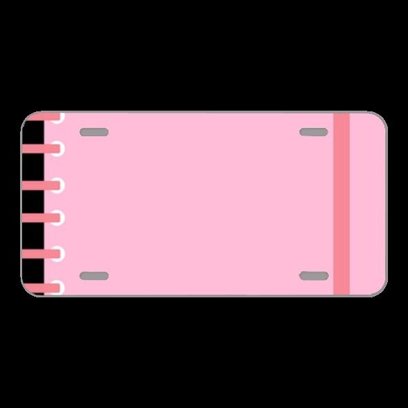 License Plate Novelty Car Front Address Book Notebook School Supplies