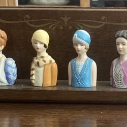 Vintage Porcelain Head Set/Display(Avon)