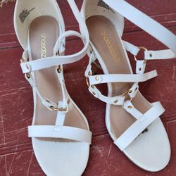 White Heels Size 7
