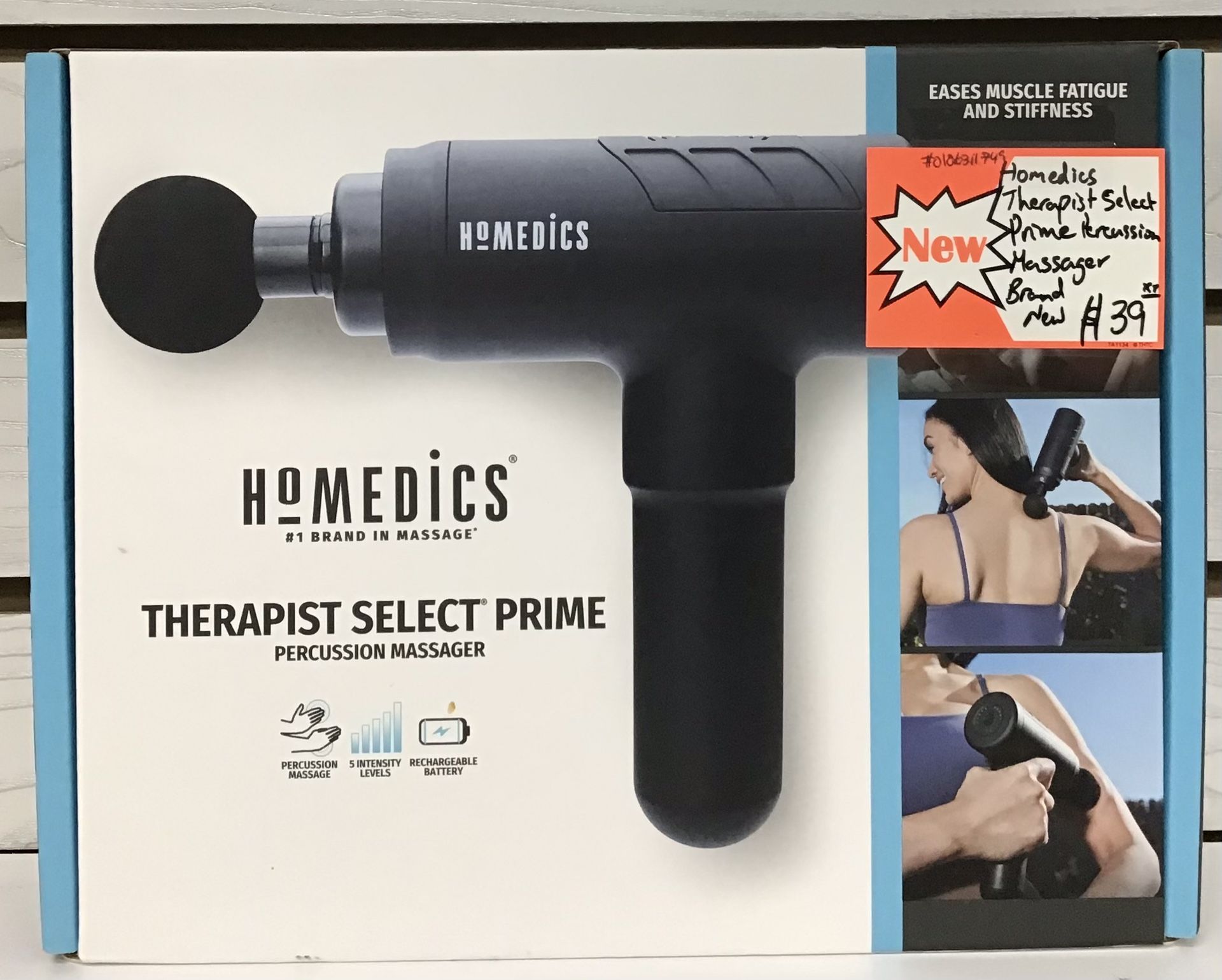 Homedics Therapist Select Prime Percussion Massager Brand New