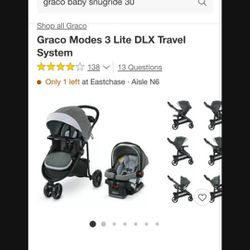 Graco Car Seat And Stroller Combo