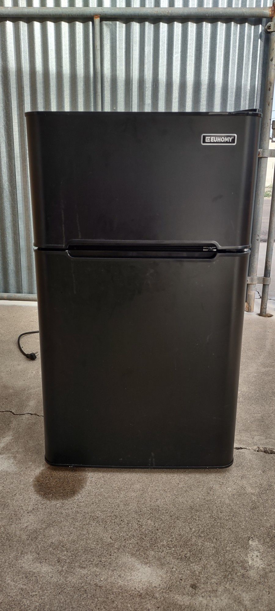 EUHOMY Mini Fridge with Freezer, 3.2 Cu.Ft Compact Refrigerator with  Freezer, 2