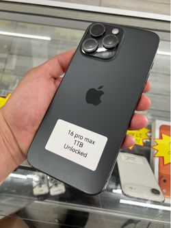 Black iPhone 16 pro max cash or cheap $50 down