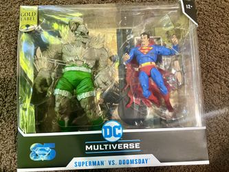 DC Multiverse Superman Vs Doomsday Gold Label Action Figure 