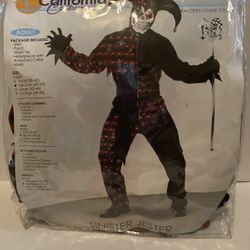 California Costumes Sinister Jester Halloween Costume Size Adult/men’s Medium