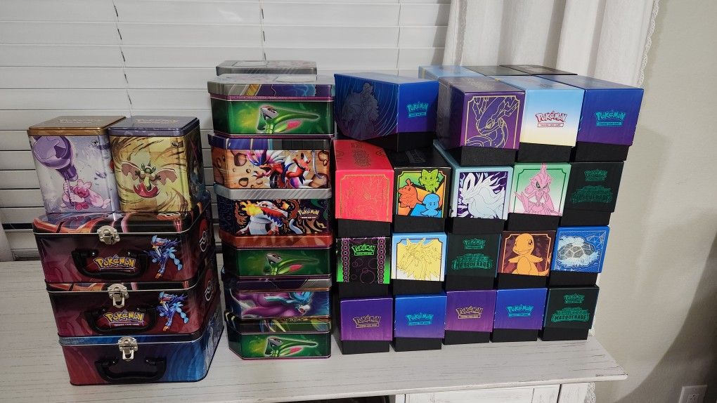 Pokemon Tins and Boxes