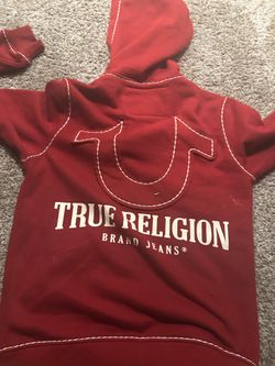 40$ True religion hoodie used