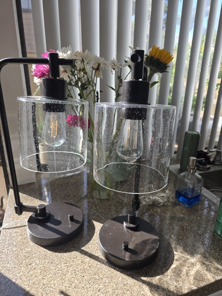 Desk Glass Lamps