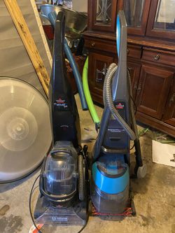 2 bissell carpet cleaners