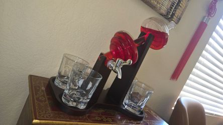Glass Decanter Set