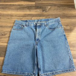 Women Regular Fit Levi Blue Demin Jorts 