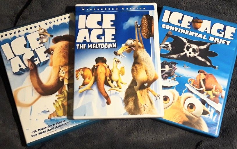 Ice Age DVD 3pack for Sale in Menifee, CA - OfferUp