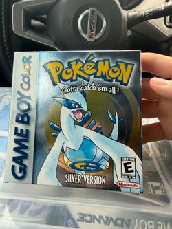 Pokemon Silver Version Complete CIB Game Boy Color Authentic Excellent Condition