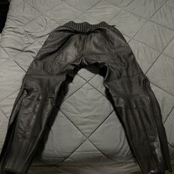 Dainese Leather Track Pants Sz 58