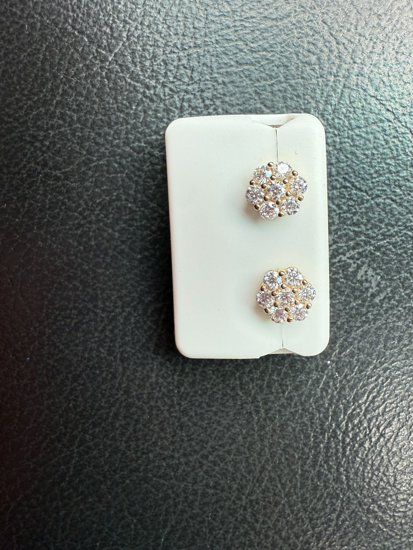Moissanite Earrings Silver