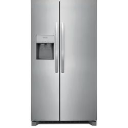 25.6 Cu Ft Side By Side Refrigerator & Freezer With Ice Maker