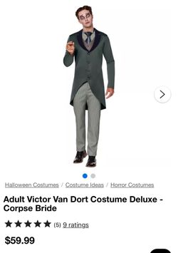 Adult Victor Van Dort Costume Deluxe - Corpse Bride