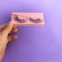 Purple Luxury Decorative Lashes