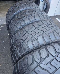 4 used tires Lt35x12.50r20 Toyo RT Open Country DOT(2023)$380.00