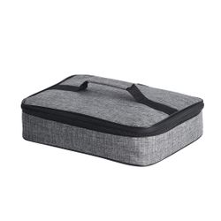 Brand New Inroserm Small Insulated Lunch Bag Mini Lunch Box Portable Flat Lunch Pail Reusable Snack Bags With Handle,Cooler Lunch Bag For Men,Women Gr