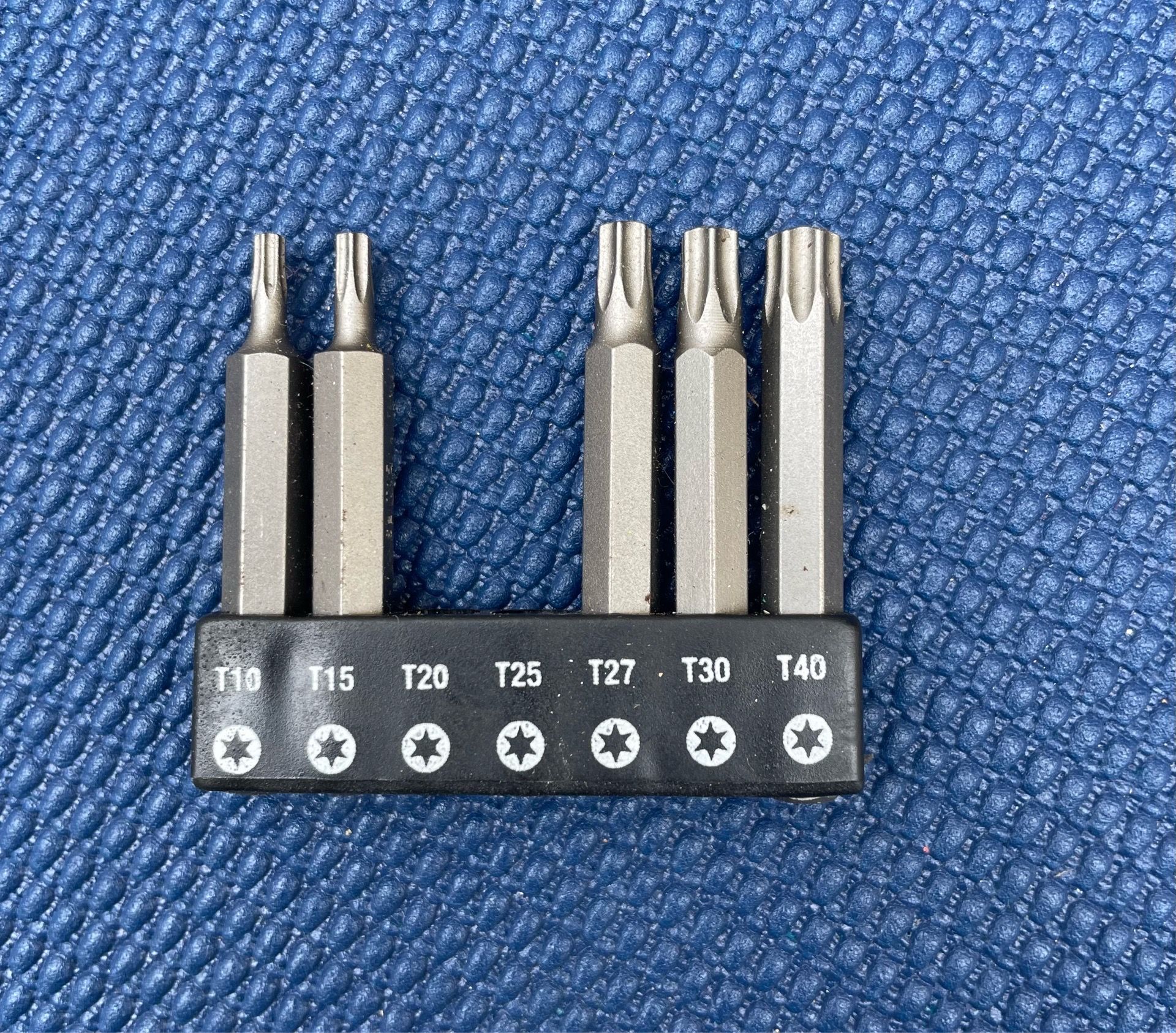 Torx Bit Set T10–T40 (5/7 Bits Present, T25 & T27 Missing)”
