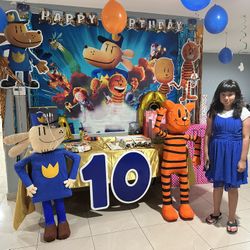 Dog Man Background Party