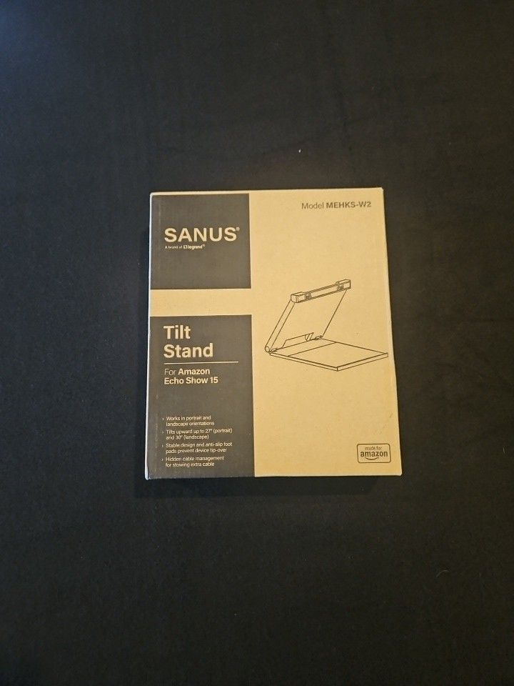 Sanus Tilt Stand for Amazon Echo Show 15 Anti Slip MEHKS-W2