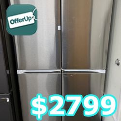 NEW Samsung Flex 4 door Refrigerator COUNTER DEPTH!! NO dents NO scratches!! Beverage Center!!