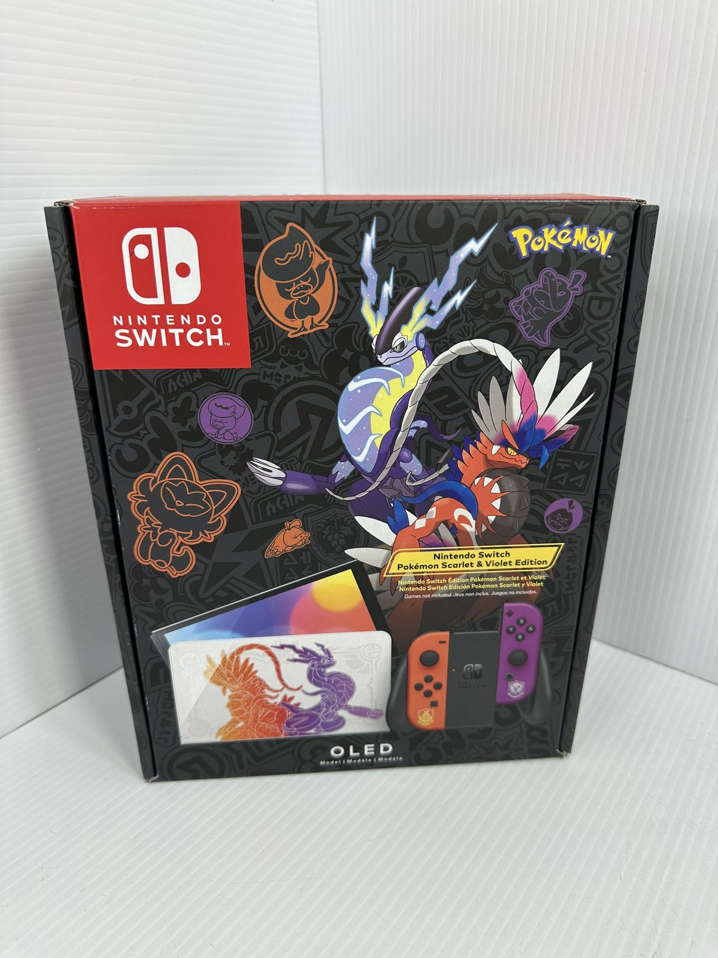 Brand New Nintendo Switch OLED Pokemon Scarlet and Violet Special