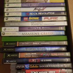 OG Xbox, XBOX 360,PS3 Games