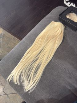 20” Blonde Hair Extensions Christian Remy