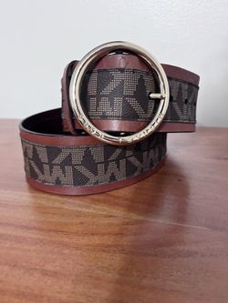 Michael Kors New Leather Iconic Logo Belt