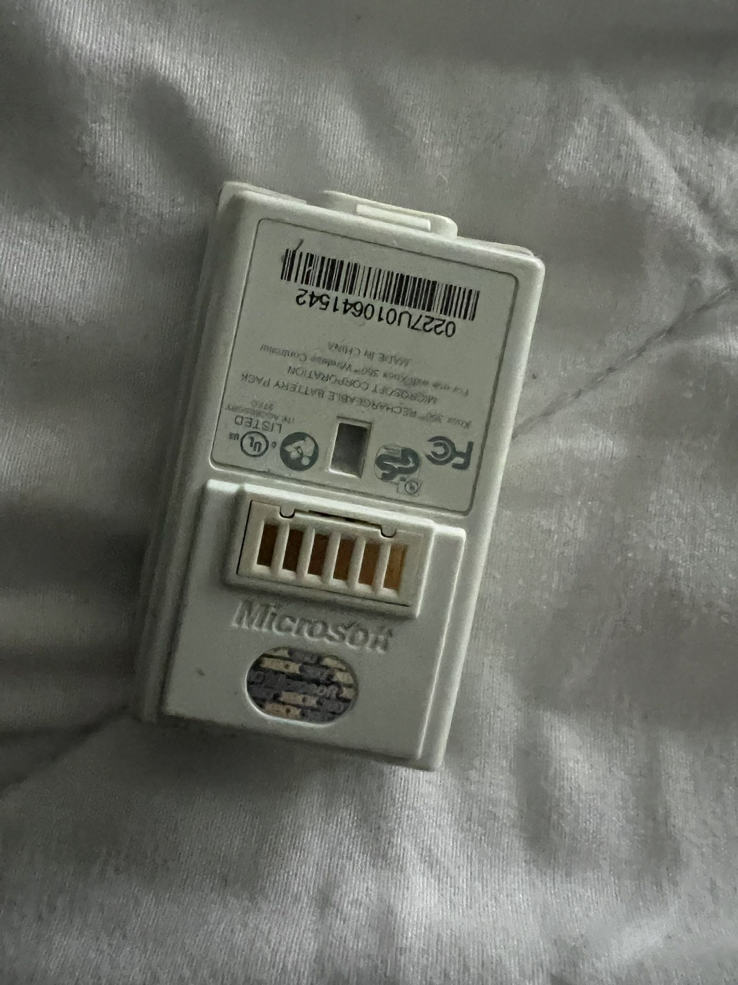 Microsoft Xbox 360 Controller Rechargeable Battery - White