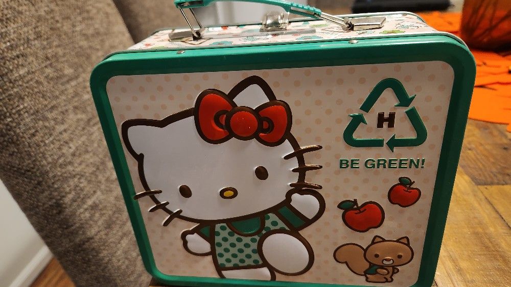 Hello Kitty Metal Lunchbox Never Used