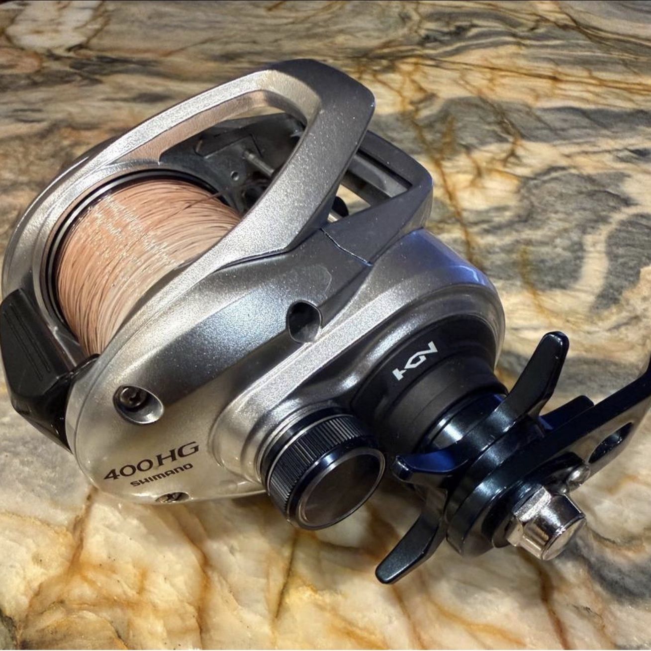 aluminum fly reel seat REC Model RSLS Color:Pickled Perch (Custom Color) works with standard cutout Carrete Ceymar SW-X 5000XA Pencil Popper